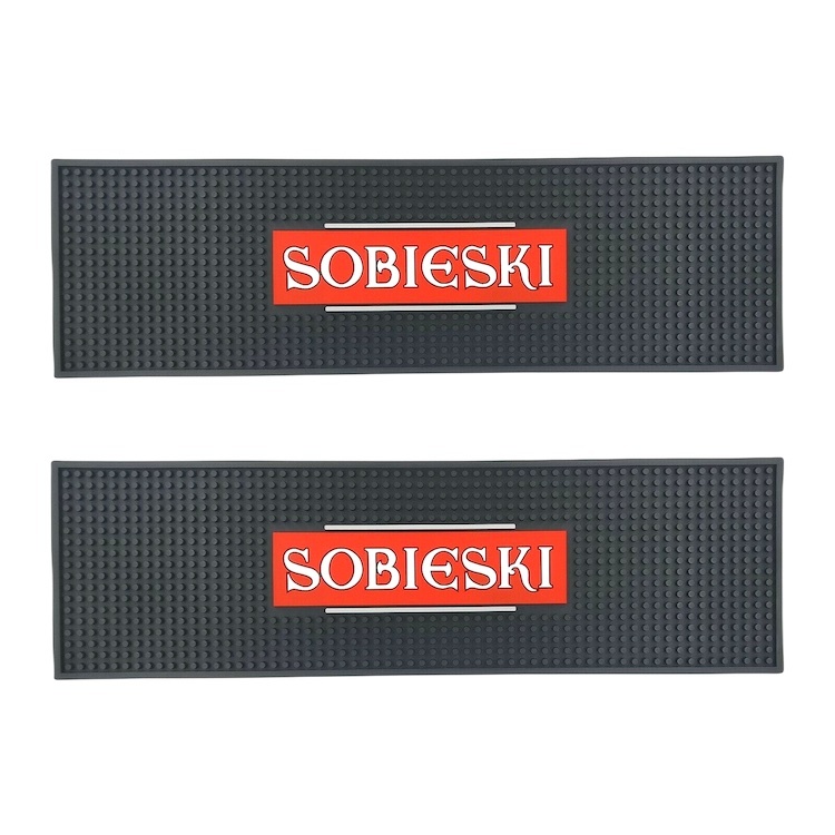 Custom PVC bar mat with printed design