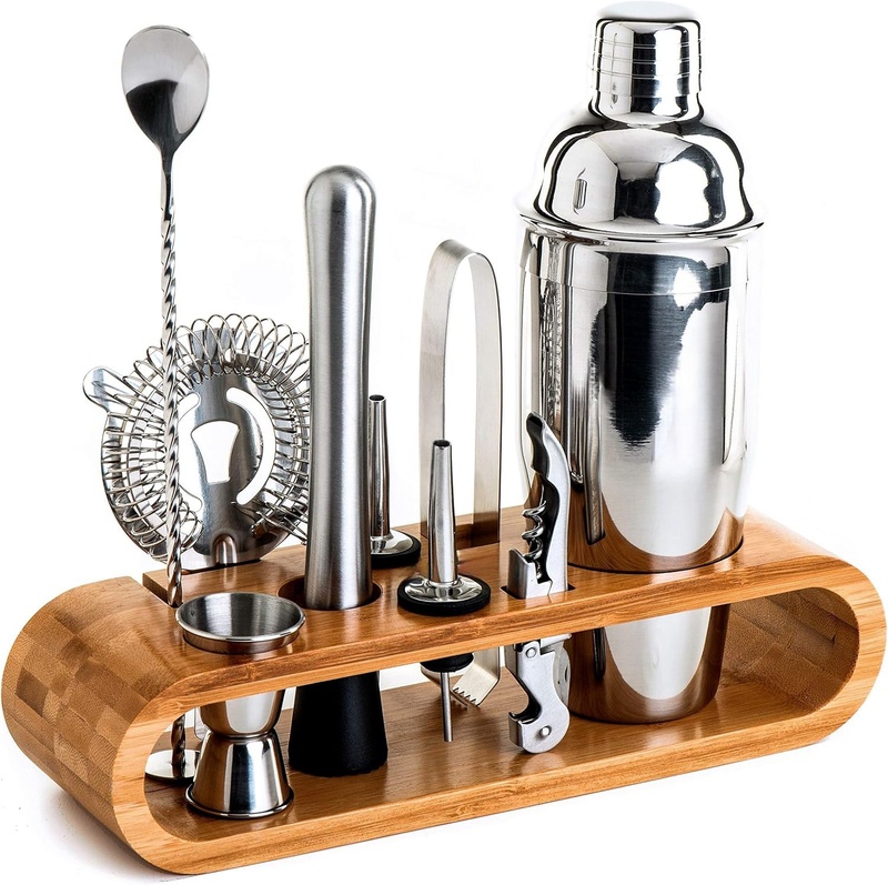 550ml stainless steel cocktail shaker bartender set with tools