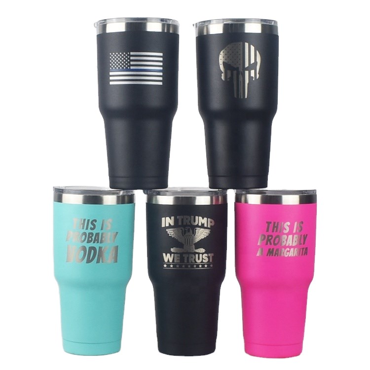 Wholesale custom logo 30oz double wall vacuum insulated stainless steel tumbler