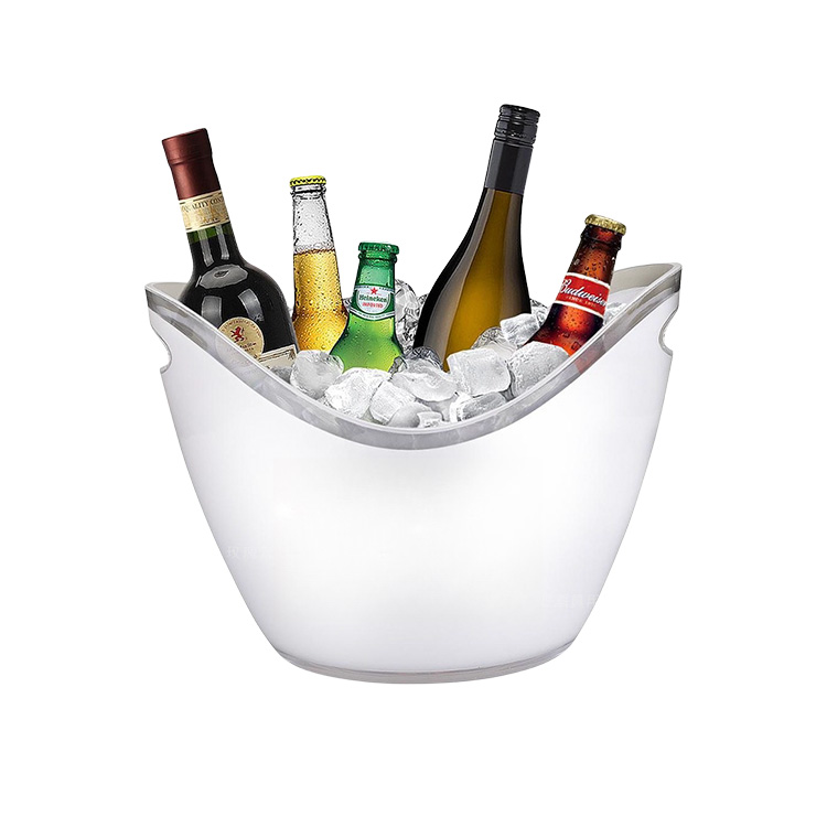 High quality plastic beer ice bucket for sale with OEM logo 3L 4L 8L 12L